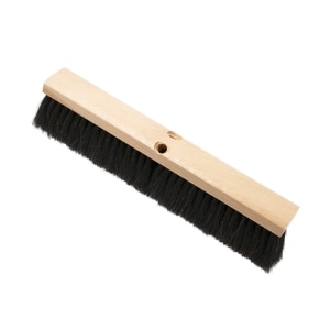 Cape Horn Push Broom Head - Wood Block with Horse Hair & Poly Fiber Bristles