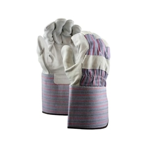 Gauntlet Cuff White Grain Goatskin Leather Work Glove product image