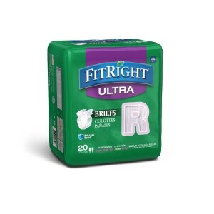 FitRight® Ultra Incontinence Briefs - Heavy Absorbency