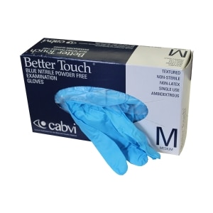 BetterTouch Blue Nitrile Powder-Free 4 Mil Examination Gloves product image