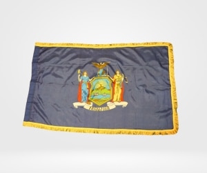 New York State Flag - Pole Hem and Fringe product image