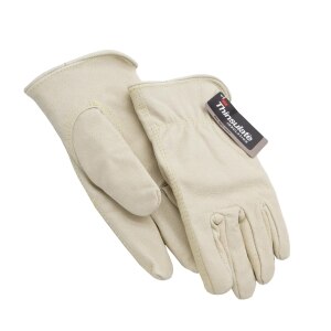 Pigskin Leather Driver’s Gloves with Thinsulate&trade; Lining