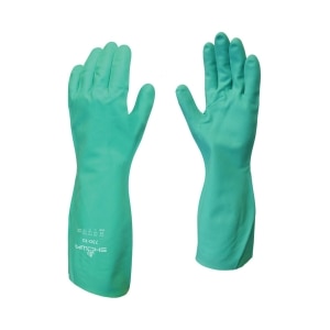 BetterTouch&reg; 13” Cotton Flocked Lined Nitrile Glove